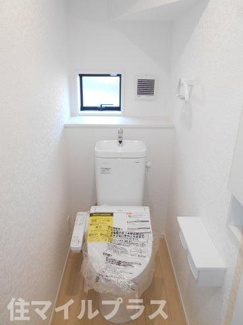 【トイレ】 | 二本松市郭内2丁目新築一戸建て6棟 | 落ち着いた色調のトイレです