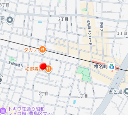 椎名町マイコーポの地図
