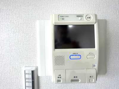【防犯設備】 | ヴィルヌーブ大池D棟 | テレビモニター付きインターホンなので安心ですね♪