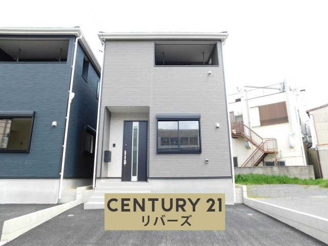 名古屋市南区阿原町の新築一戸建の外観|◇３号棟◇　　新価格！！いつでも見学出来ます♪（お問合せ当日、平日、水曜、夜間でもＯＫ）　名鉄「本星崎」駅徒歩７分！　駐車並列２台ＯＫ　フリースペース付ＬＤＫ２０．７５帖♪　防犯カメラやＥＶ車充電完備