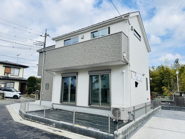 八王子市　川口町　新築一戸建て　０１期の外観|～控除や減税で優遇の長期優良住宅　省エネ性能認定　2台駐車可能、陽当たり・風通し良好～