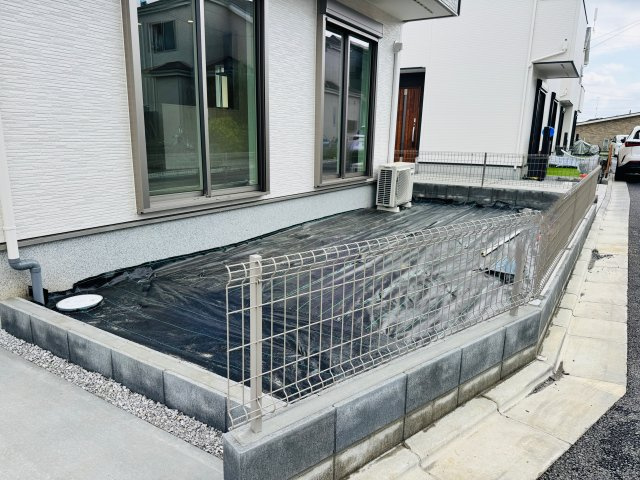 八王子市　川口町　新築一戸建て　０１期の庭|～ガーデニングなども楽しめる庭付き～