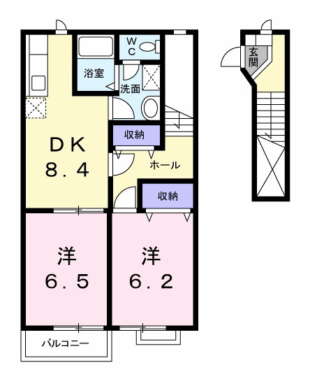 ファン・ハウス２番館の間取り