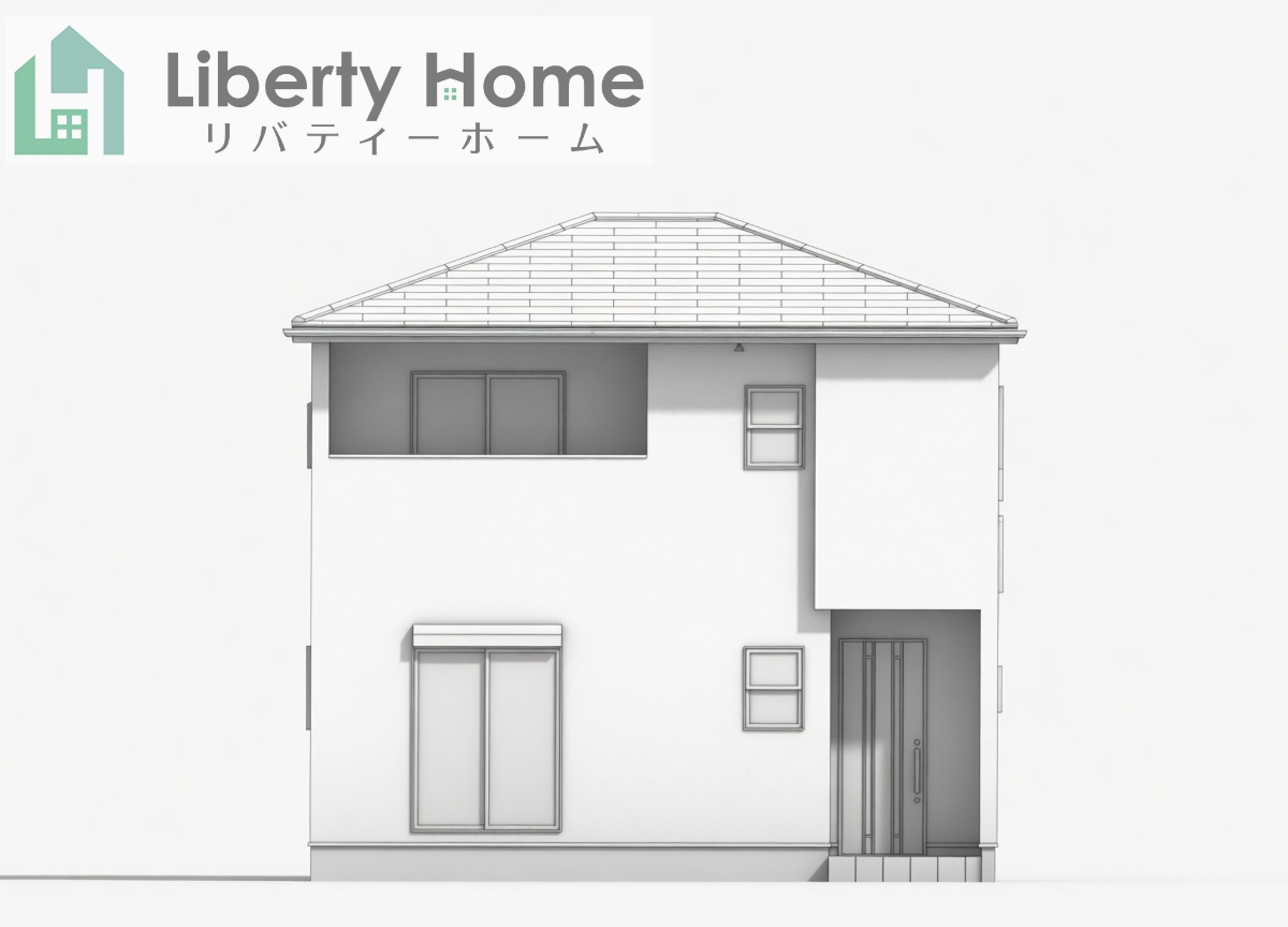 水戸双葉台第8　2号棟　新築戸建の完成予想図|ご予約をいただければ、『平日の空いた時間』『周辺物件まとめて見たい』『1件だけ見たい』ももちろん可能です♪
お気軽にお問合せください♪