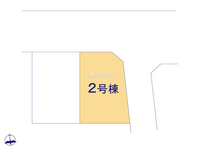 水戸双葉台第8　2号棟　新築戸建の区画図