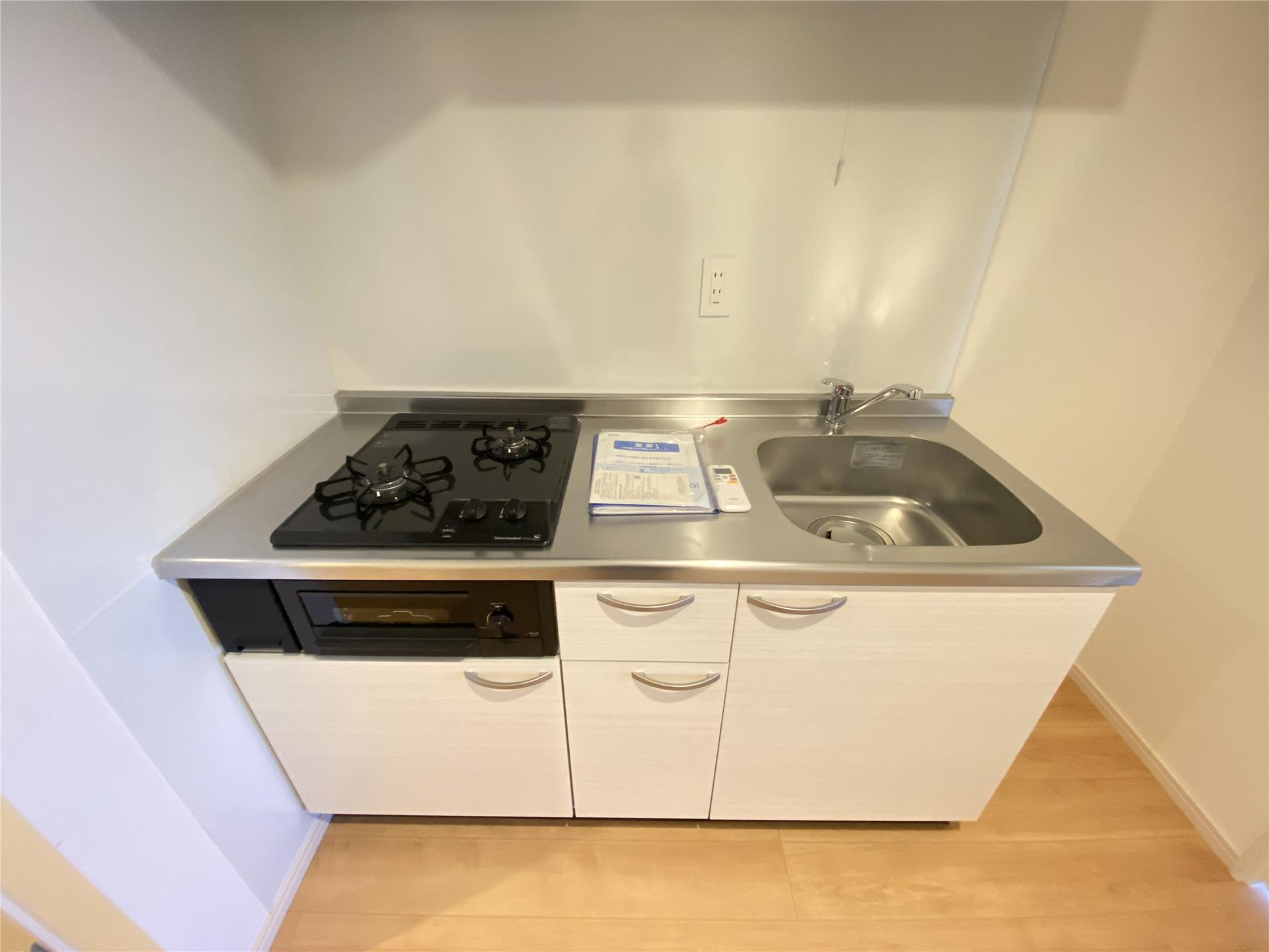 熊本市中央区黒髪５丁目の賃貸マンションのキッチン