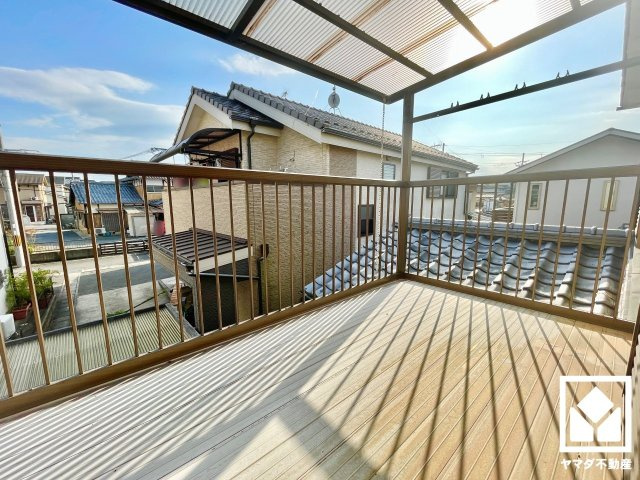 伏見区醍醐御陵西裏町のバルコニー