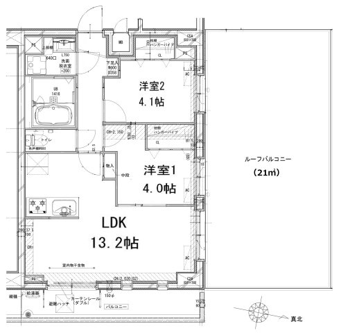 DIPS竹ノ塚駅前の間取り