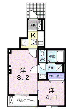 【間取り】 | ブライトスクエアK　Ⅰ