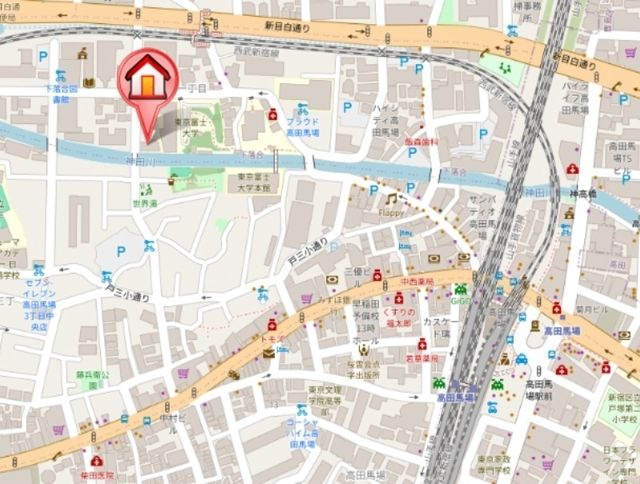【地図】リヴ　アン　フルール