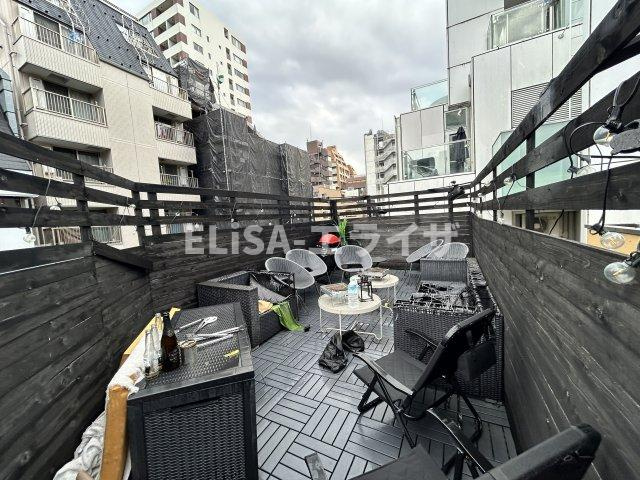 十番コアビルⅡ　２F・３F・４F・rooftopの展望