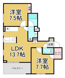 Villa Musica西宮北口の間取り