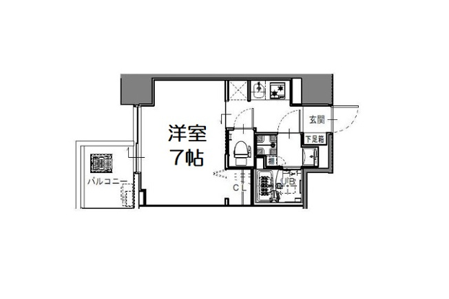 【間取り】 | S-RESIDENCE難波大国町Deux