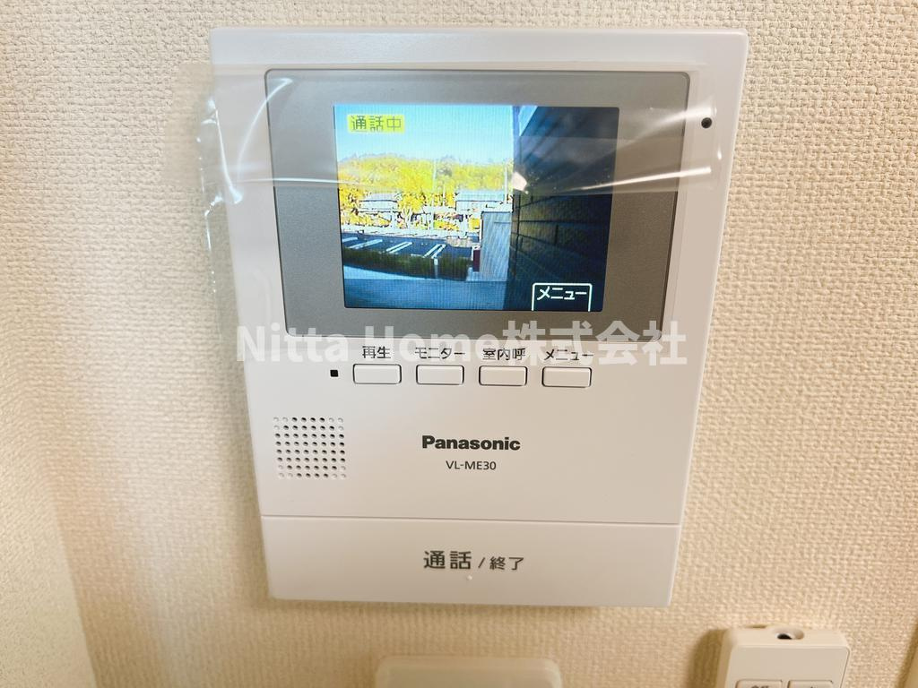 Casa石生のセキュリティ|来客時にも安心なＴＶインターホン◎