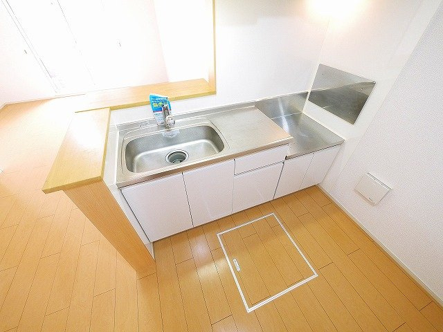 アビタシオンⅢのキッチン|きれいなキッチンです