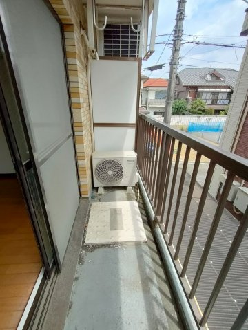 センターハイツのバルコニー