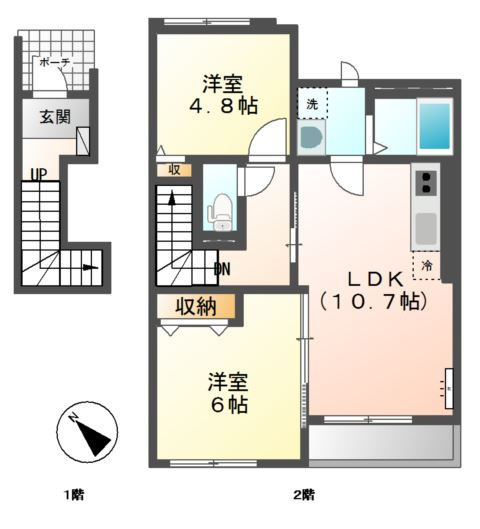 エクセレントの間取り