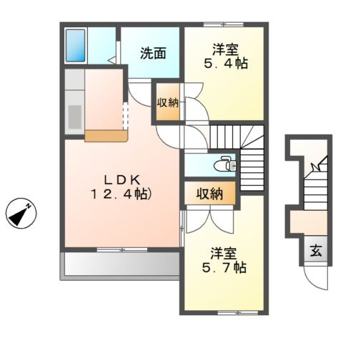 サンモールの間取り