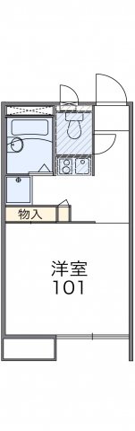 【間取り】 | レオパレス市川屋Ⅱ | 画像2
