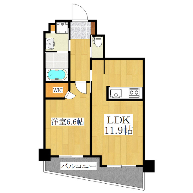 マーシスマルルの間取り|1LDKの間取り★