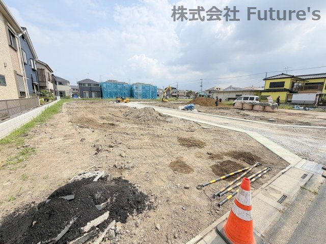 三郷市高州1丁目　建築条件なし売地　全21区画　2-D区画の外観|現地の写真になります。