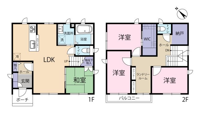 【間取り】 | 鉾田市塔ヶ崎　中古戸建て