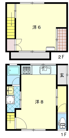 【間取り】 | 衣笠ハイツ