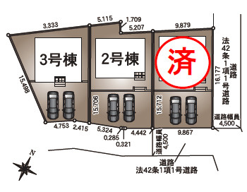 【区画図】 | クレイドルガーデン山口市阿知須　第９（２号棟）