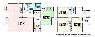 【間取り】 | 北葛城郡上牧町桜ケ丘3丁目
