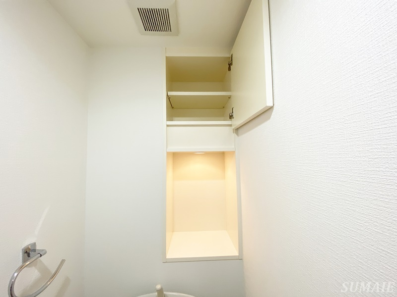ロイヤルパークス新田の収納|トイレ収納です☆