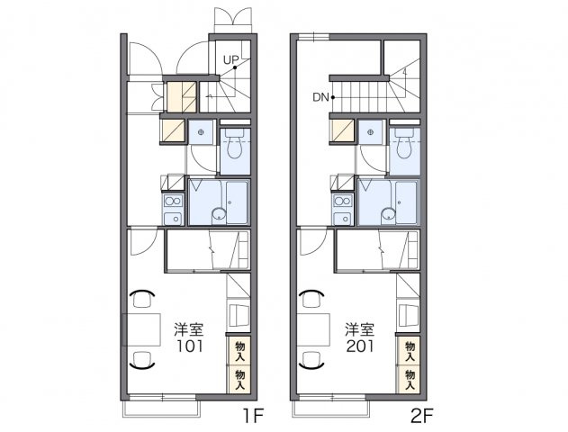 【間取り】 | レオパレスプラティーク昭島