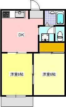ビラ・アークル　Ｂの間取り