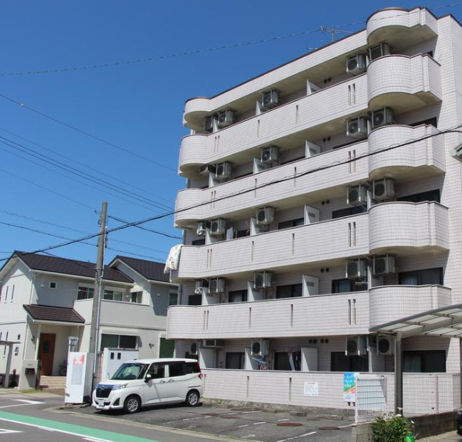 愛知県北名古屋市1棟不動産投資用売りマンション【サンビーム西春】の外観