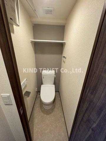 コンフォリア新梅田のトイレ|コンパクトで使いやすいトイレです