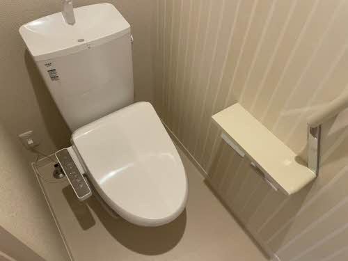 熊本市中央区国府３丁目の賃貸マンションのトイレ