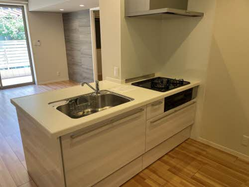 熊本市中央区国府３丁目の賃貸マンションのキッチン