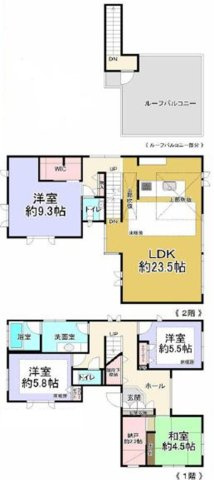 灘区篠原台の間取り