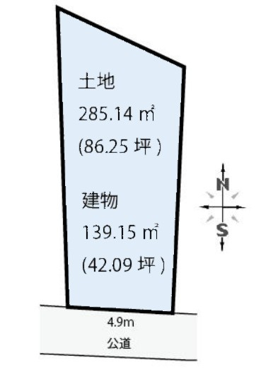 【中古戸建】高崎市倉賀野町の区画図|■区画図