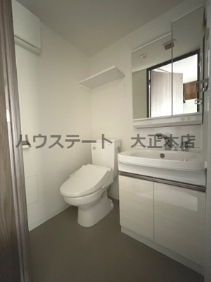 【洗面所】 | エグゼ難波WESTリバー 仲介手数料無料