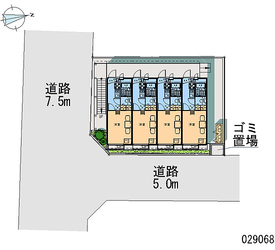 【区画図】 | レオパレスプリマベーラ | 画像4