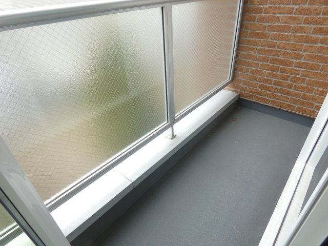 帯広市清流東１丁目のタウンのバルコニー