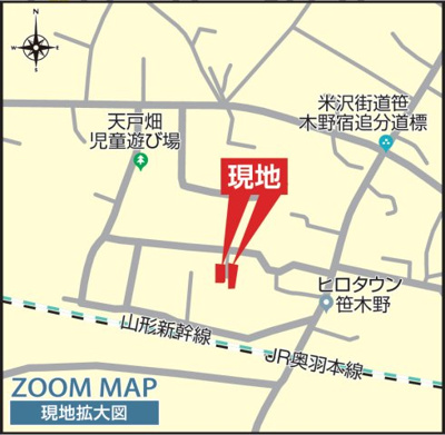 【地図】 | Blooming　Garden　笹木野天戸畑　４号棟 | ★内覧予約で新米2kg★
