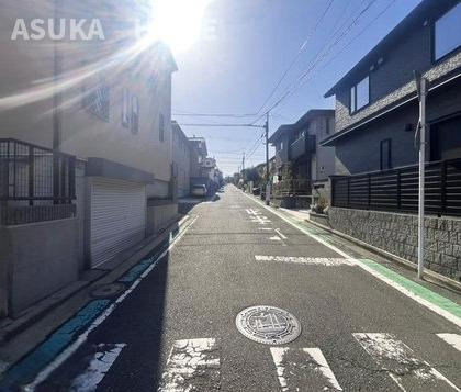 港南区東永谷の前面道路含む現地写真|前面道路5.9ｍ以上あり車の出し入れもスムーズです。