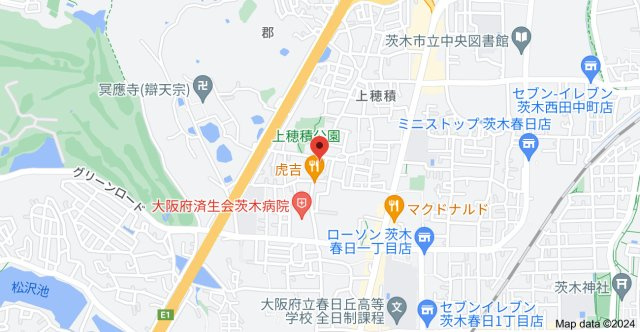 上穂ハイツの地図