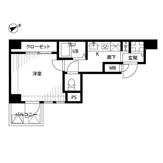 プレール大塚北の間取り