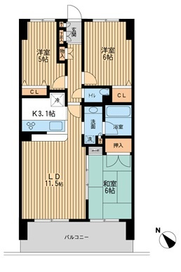 【間取り】 | エコロジー千葉みなとレジデンス