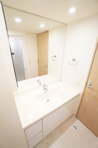 【独立洗面台】 | エコロジー千葉みなとレジデンス | ※同物件・反転タイプの写真です。