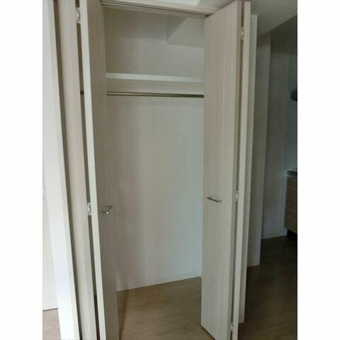 MY桜木町の収納|ハンガーラック付きで楽々収納♪