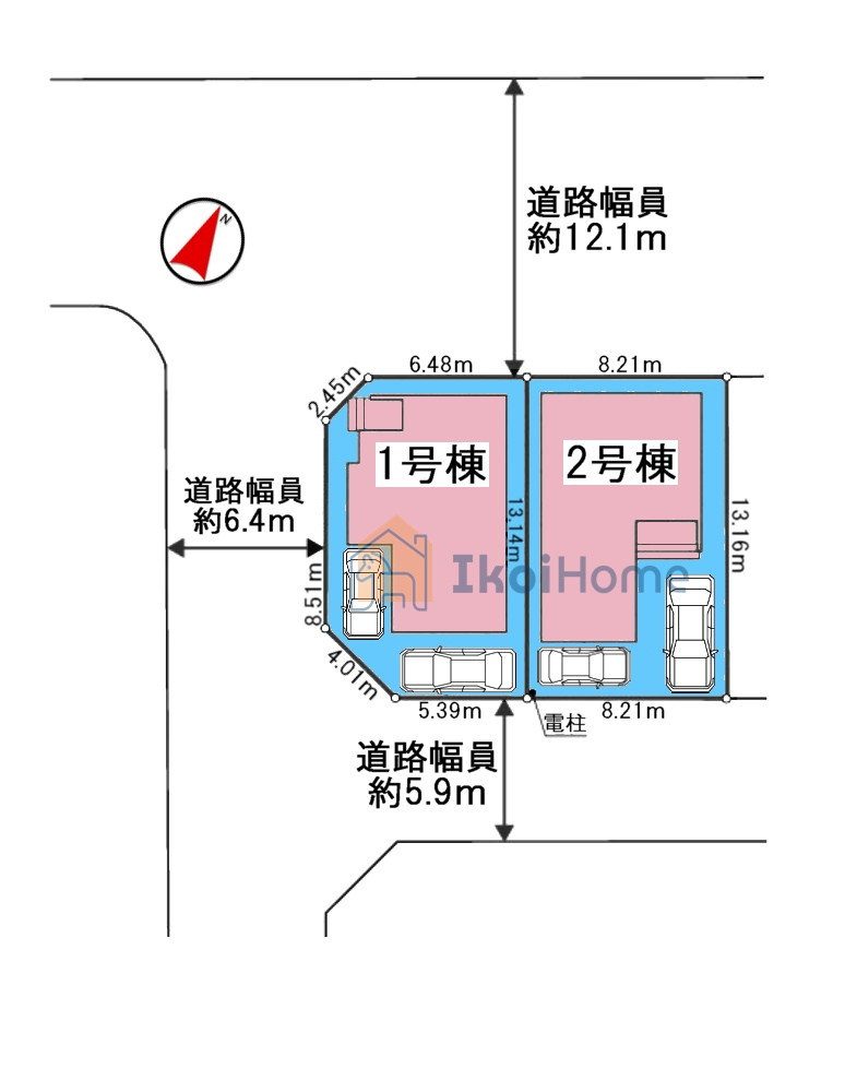 神戸市西区伊川谷町潤和25-1期　全2棟1号棟　新築戸建のエントランス|【ホームページに現地動画掲載中】●年中無休：当日予約可●限定2棟！1号棟は三方角地で開放的！