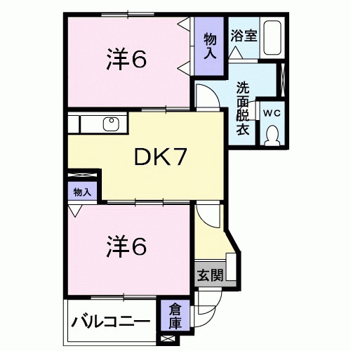 アンソレイエの間取り